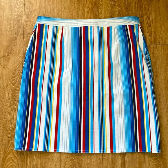Brooks Brothers striped button down skirt. Size- medium - Picture 3 of 8